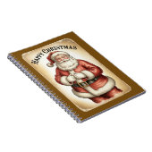 Cute Santa Claus Christmas Writing Book Notitieboek (Rechterzijde)