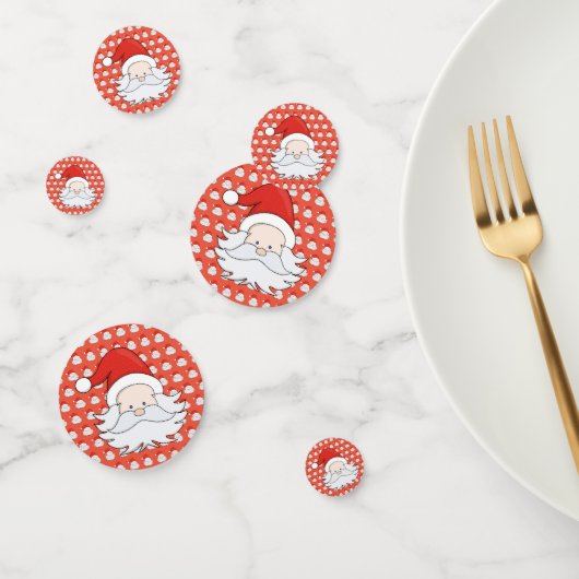 Cute Santa Claus Confetti (Groep)