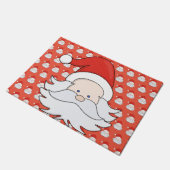 Cute Santa Claus Deurmat (Schuin)