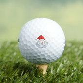 Cute Santa Claus Golfballen (Insitu Shirt)