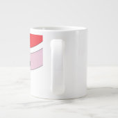 Cute Santa Claus Grote Koffiekop (Achterkant)