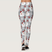 Cute Santa Claus Holiday Leggings (Achterkant)