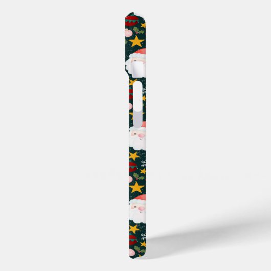 Cute Santa Claus Holiday Seamless Pattern Case-Mate iPhone Case (Achterkant / Links)