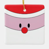 Cute Santa Claus Keramisch Ornament (Voorkant)