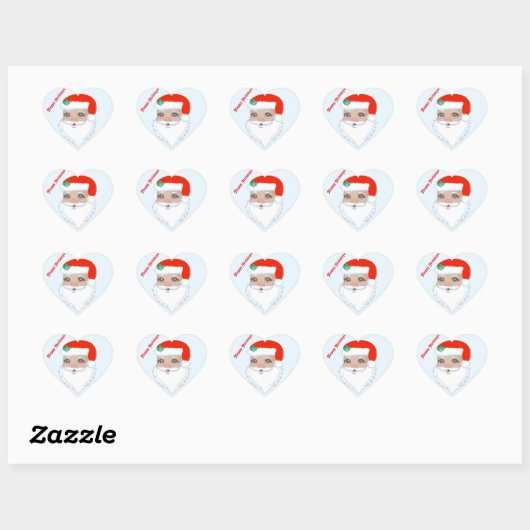 Cute Santa Claus Kerst sticker (Vel)