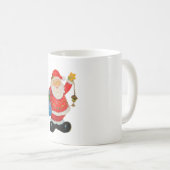 Cute Santa Claus kerstman Kris Kringle Koffiemok (Voorkant rechts)