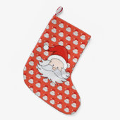 Cute Santa Claus Kleine Kerstsok (Voorkant (Hangend))