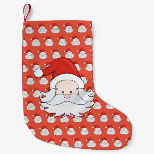 Cute Santa Claus Kleine Kerstsok (Voorkant)