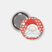 Cute Santa Claus Magneet (Voorkant / Achterkant)