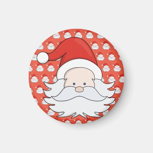 Cute Santa Claus Magneet (Voorkant)