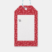 Cute Santa Claus Merry Kerstmis Cadeaulabel (Achterkant)