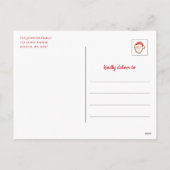 Cute Santa Claus Merry Kerstmis Feestdagenkaart (Achterkant)