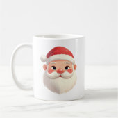 Cute Santa Claus Merry Kerstmis Koffiemok (Links)