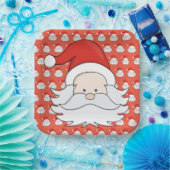 Cute Santa Claus Papieren Bordje (Feest)