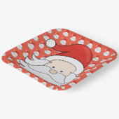 Cute Santa Claus Papieren Bordje (Gebogen)