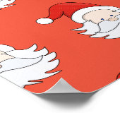 Cute Santa Claus Poster (Hoek)