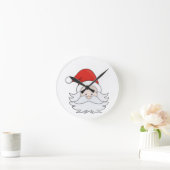 Cute Santa Claus Ronde Klok (Huis)