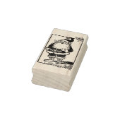 Cute Santa Claus Rubber Stamp Rubberstempel (Stempel)