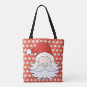 Cute Santa Claus Tote Bag (Achterkant)
