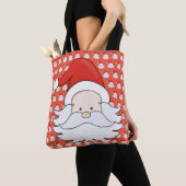 Cute Santa Claus Tote Bag (Dichtbij)