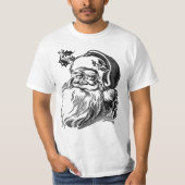 Cute  Santa Claus White Beard T-shirt (Voorkant)