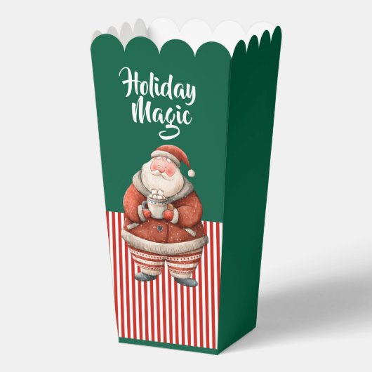 Cute Santa Claus with Hot Cocoa Bedankdoosjes (Voorkant)