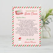 Cute Santa Clause Letter From Santa (Staand voorkant)