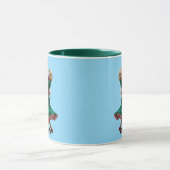 Cute Santa Dancing Mok (Midden)