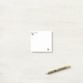 Cute Santa en een Happy Reindeer Post-it® Notes (Op bureau)