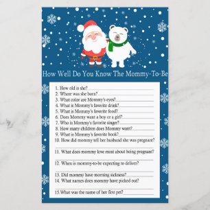 Cute santa en polair beer hoe goed je weet