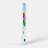 Cute Santa en Snowman Samsung Galaxy Hoesje (Rechterkant)