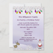 Cute Santa Faux-juwelen met kerst Kaart (Achterkant)