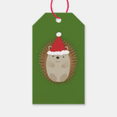 Cute Santa Hedegel Cadeaulabel (Voorkant)