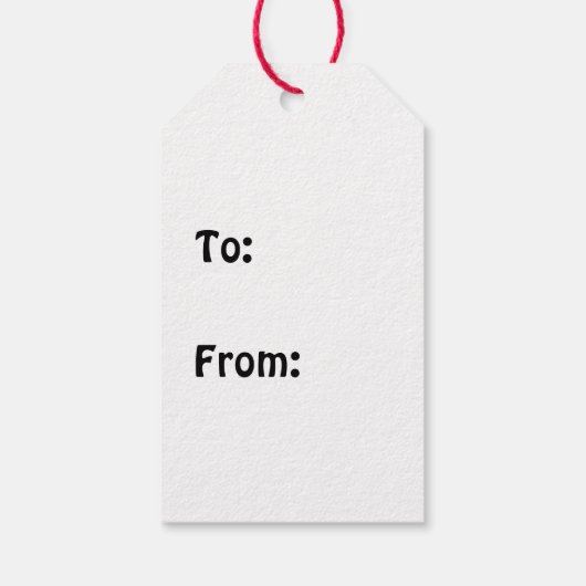 Cute Santa Hedegel Cadeaulabel (Achterkant)