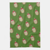 Cute Santa Hedegel Theedoek (Verticaal)