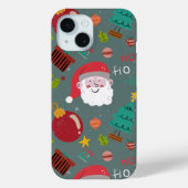 Cute Santa Holiday Phone Case (Achterkant)