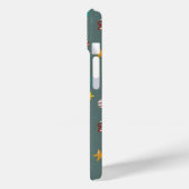 Cute Santa Holiday Phone Case (Achterkant / Links)