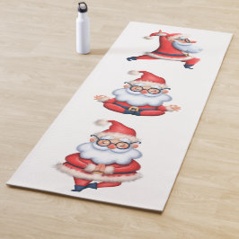 Cute Santa in Meditation Yogamat