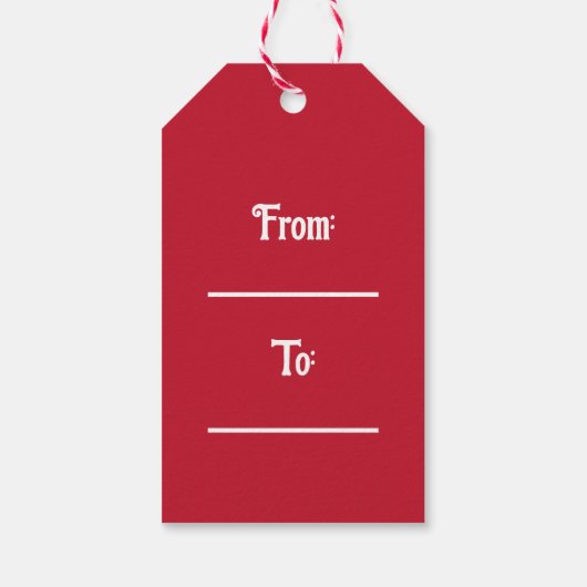 Cute Santa Klaus Face Cadeaulabel (Achterkant)