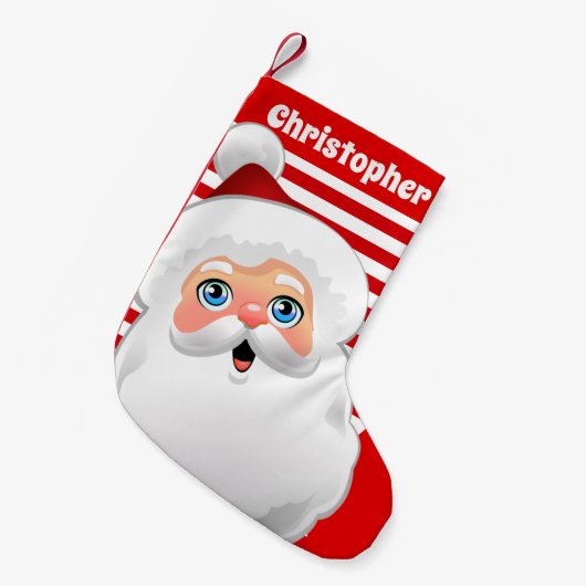 Cute Santa Kleine Kerstsok (Voorkant (Hangend))