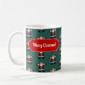 Cute Santa Merry Christmas! Father Xmas Pattern Koffiemok (Links)