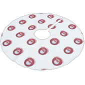 Cute Santa Merry Kerstmis Kerstboom Rok (Gekanteld)