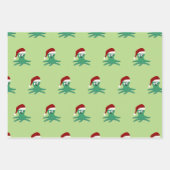 Cute Santa Octopus Inpakpapier Vel (Voorkant 2)