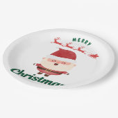 Cute Santa Papieren Bordje (Gekanteld)