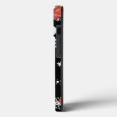 Cute Santa-patroon OtterBox iPhone Hoesje (Achterkant / Links)