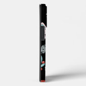 Cute Santa Pattern OtterBox iPhone Case (Achterkant / Rechts)