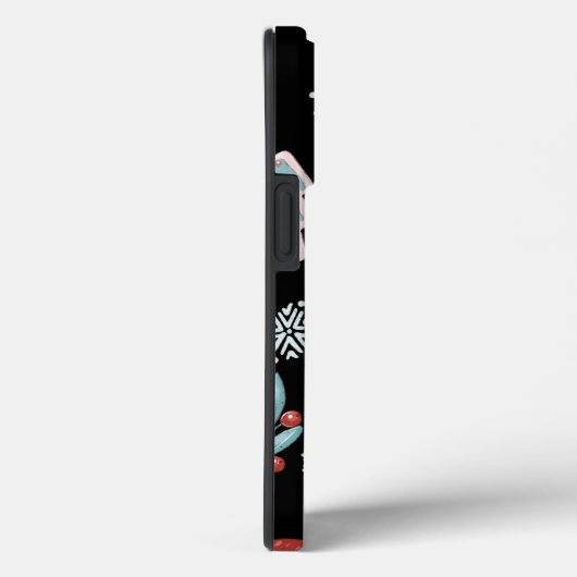 Cute Santa Pattern OtterBox iPhone Case (Achterkant / Rechts)