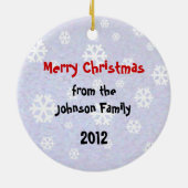 Cute Santa Pelican Ornament (Achterkant)