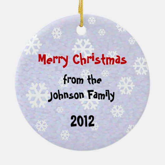 Cute Santa Pelican Ornament (Achterkant)