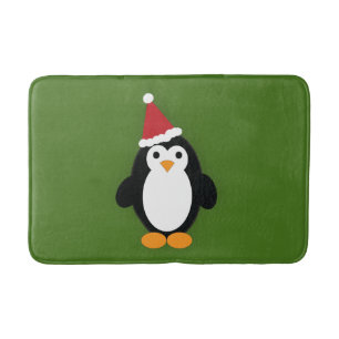 Cute Santa Penguin Badmat